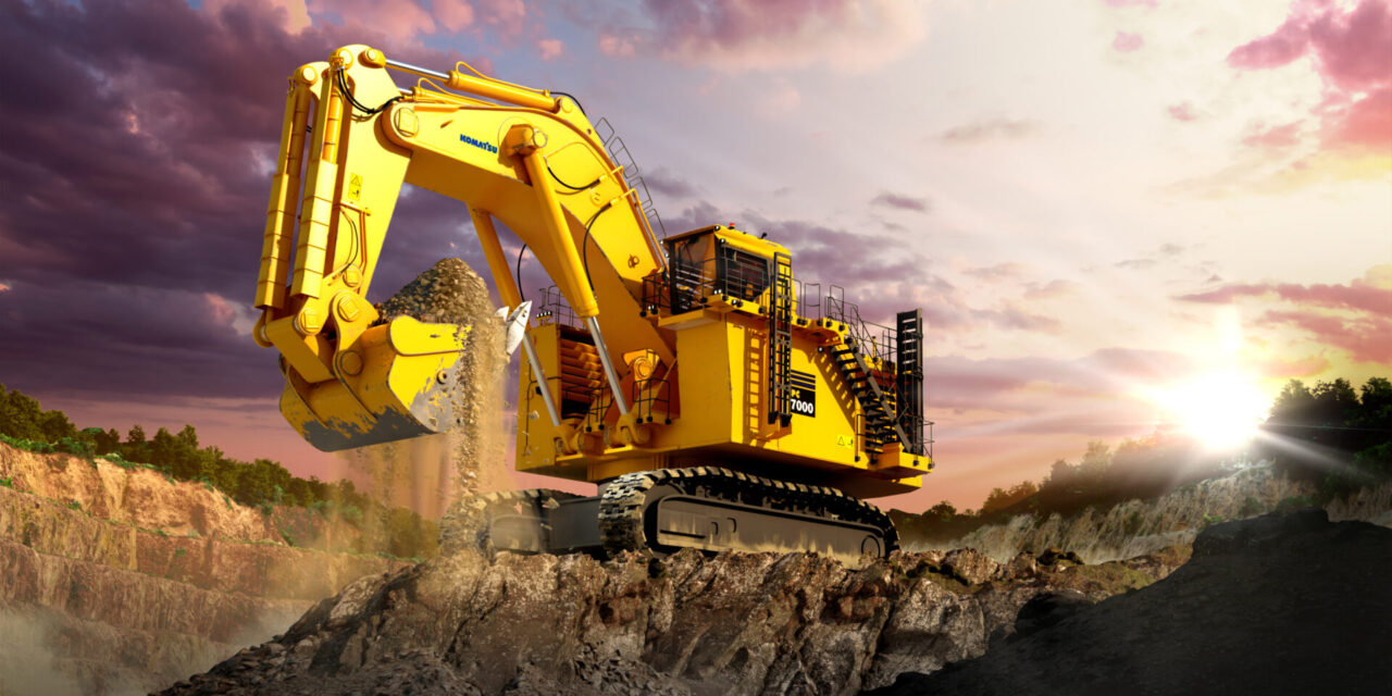 Komatsu exhibirá en Bauma 2025 la excavadora hidráulica eléctrica PC7000-11E en configuración de retroexcavadora